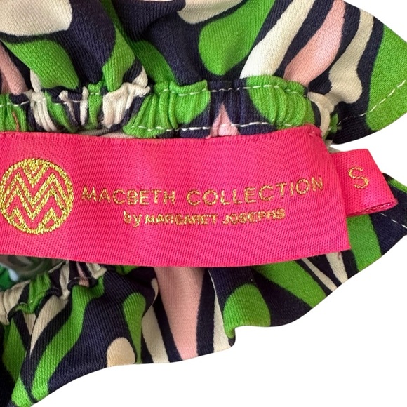 Macbeth‎ Collection by Margaret Josephs Printed Sleeveless Blouse Size Small - Picture 3 of 4